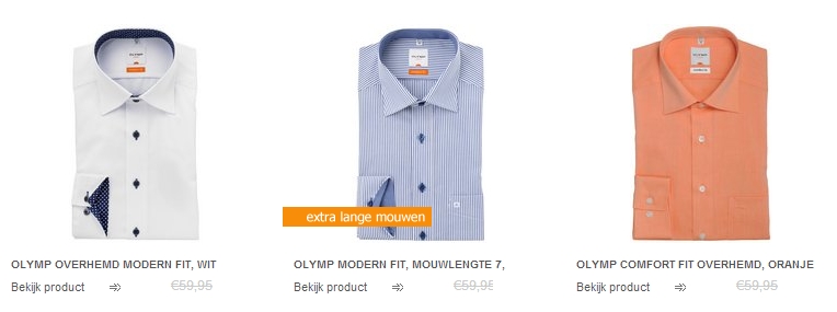 OLYMP aanbieding