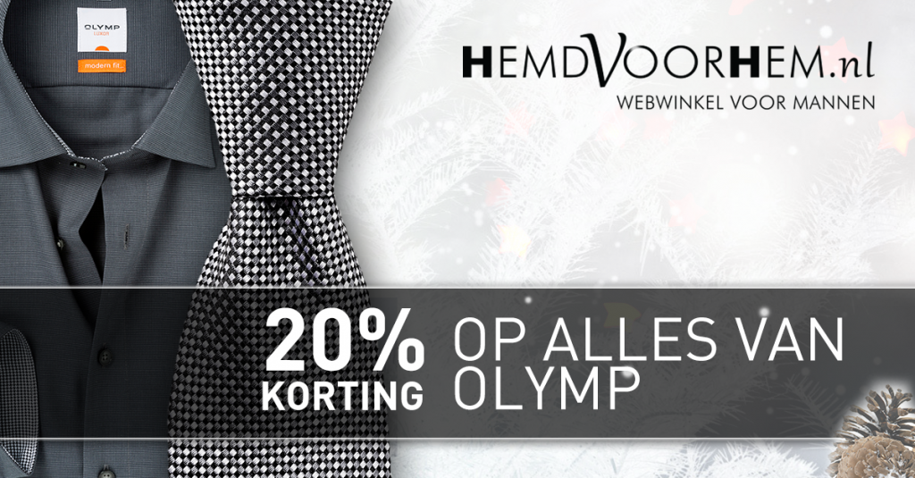 20% korting op OLYMP